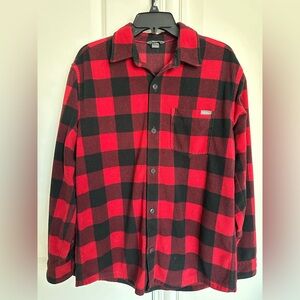 Eddie Bauer Black and Red Buffalo Plaid Shirt
